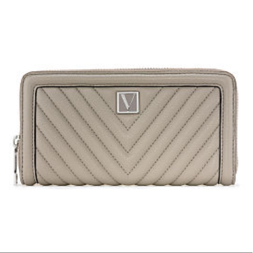 VICTORIAS SECRET | The Victoria Wallet in Taupe (Original Packaging)